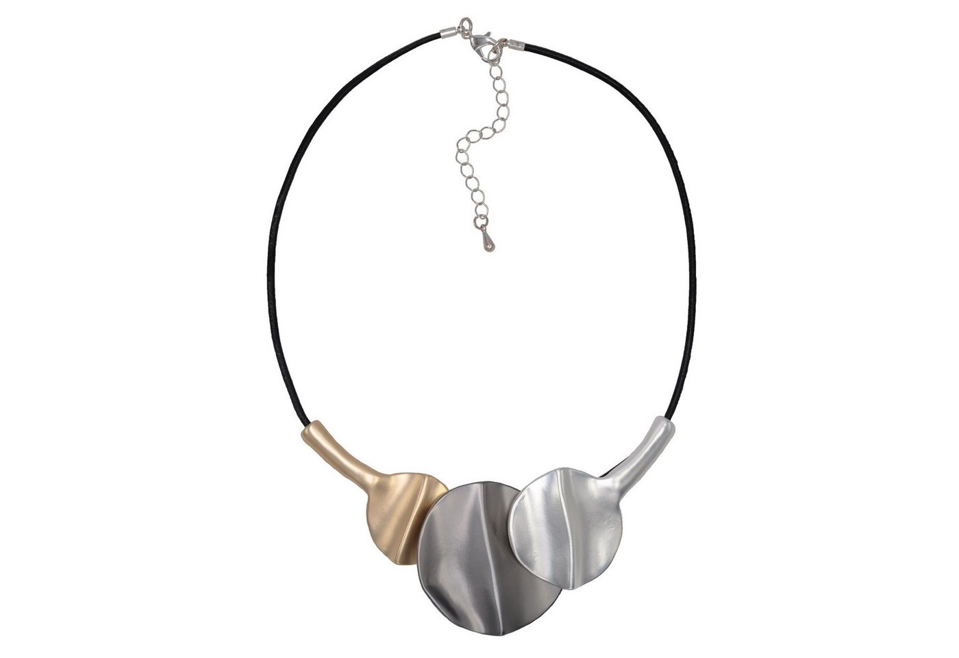 Steuer Collierkettchen Metall dreifarbig matt von Steuer