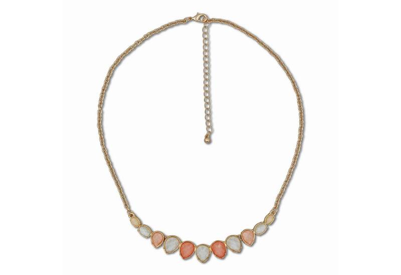 Steuer Collierkettchen Schlichtes Collier mit Tropfensteinen von Steuer