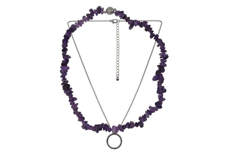 Steuer Kette mit Anhänger Set Amethyst-Splitterkette und Kette mit Anhänger von Steuer