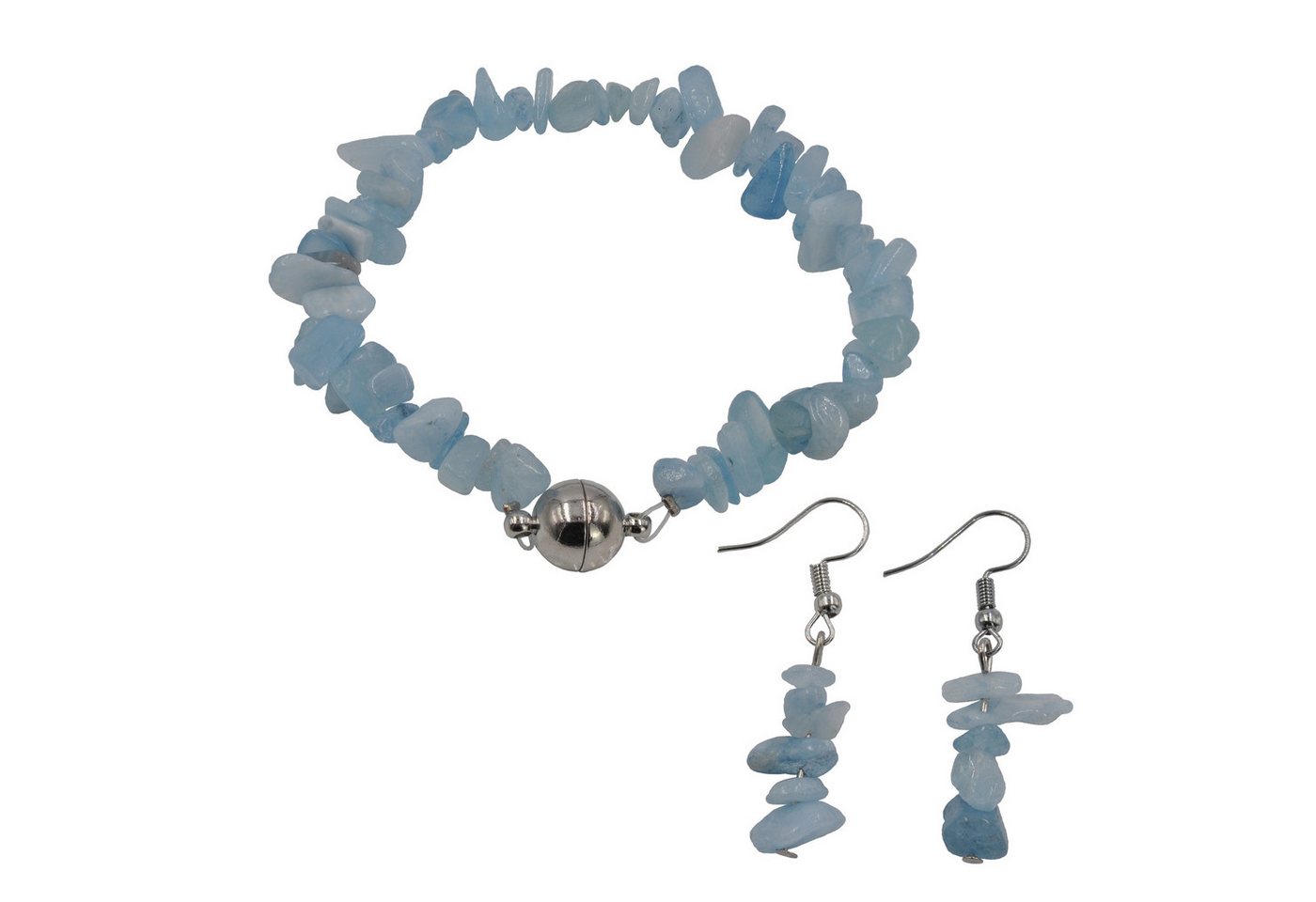 Steuer Paar Ohrhänger Metall Aquamarine hellblau von Steuer