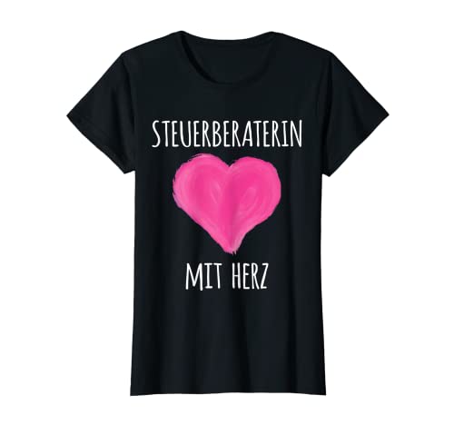Damen Steuerberaterin Mit Herz T-Shirt von Steuerberaterin Beruf & Ausbildung Mit Herz