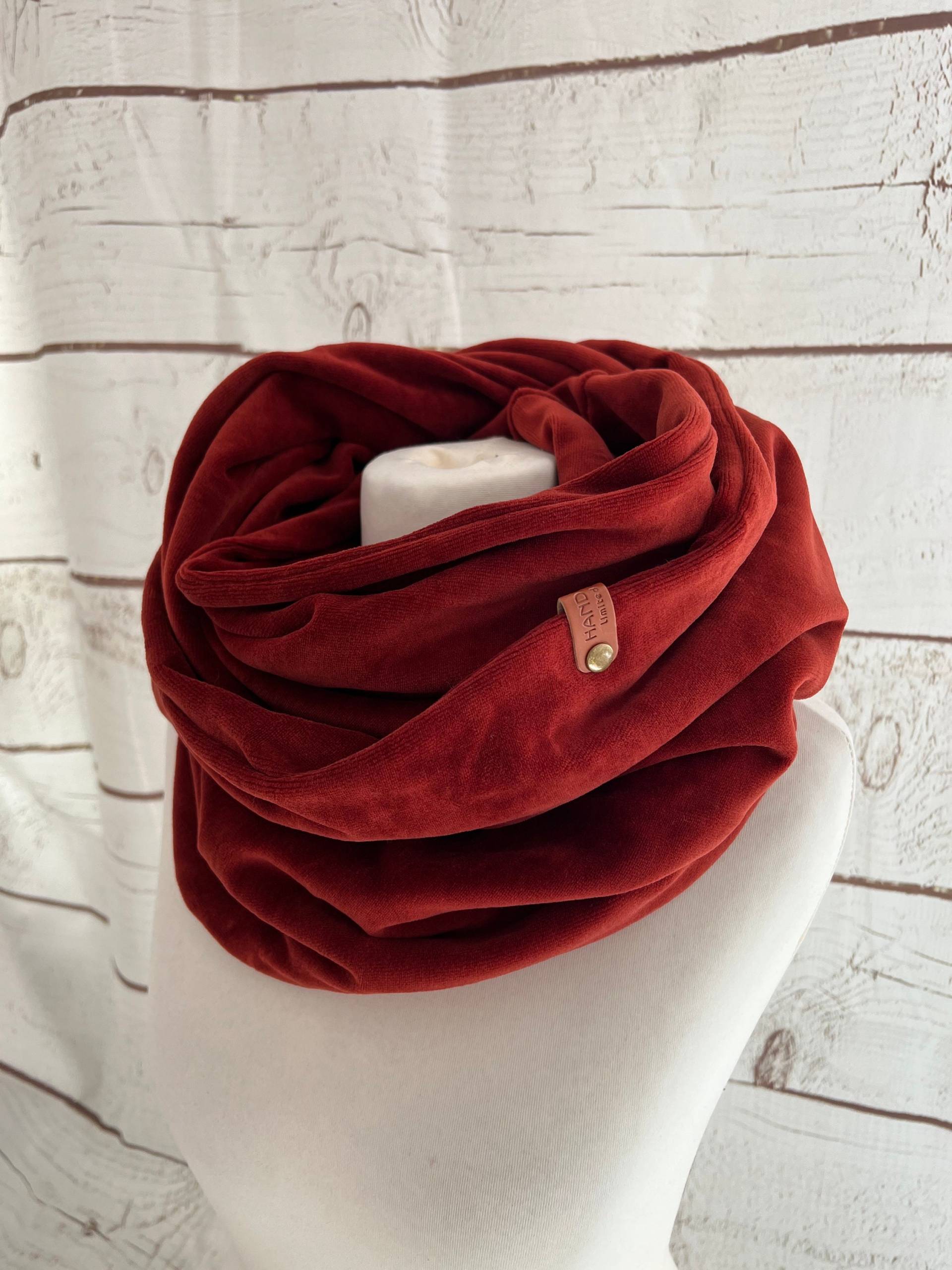 Herrlich Weich Bio Nicki-Velours Loop Schal Wickelschal Damen Herbst/Winter Loopschal Warm/stirnband Haarband Turban Leopard Set von Steuerbord