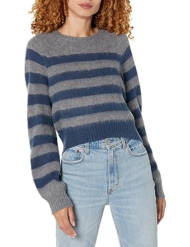 Steve Madden Apparel Damen Lyon Pullover, Naval Academy Multi, X-Klein von Steve Madden