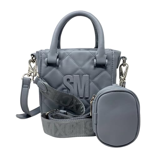 Steve Madden Bbabi Convertible Crossbody Bag, Basaltgrau, Einheitsgröße von Steve Madden