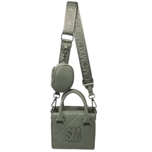 Steve Madden Bbabi Convertible Crossbody Bag, Oliv/Blatt für mich (Leaf It to Me), Einheitsgröße von Steve Madden