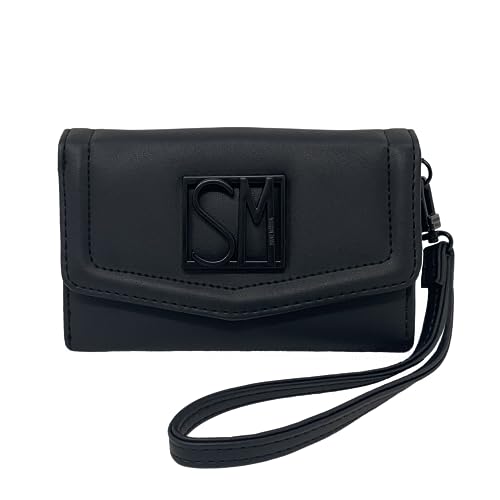 Steve Madden Bbrett Wristlet Geldbörse, Schwarz, Einheitsgröße, Steve Madden Damen Wristlet von Steve Madden