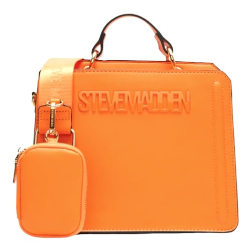 Steve Madden Bevelyn Convertible Crossbody Bag, Sweet Manderine, Einheitsgröße von Steve Madden