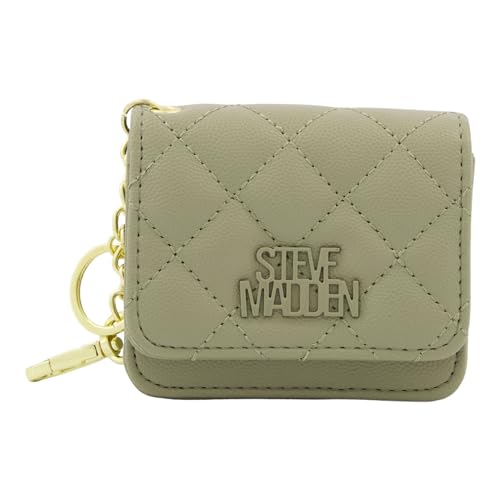 Steve Madden Bwren Flap Wallet mit Schlüsselring, Oliv/Blatt für mich (Leaf It to Me), Steve Madden Damengeldbörse von Steve Madden
