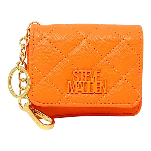 Steve Madden Bwren Flap Wallet mit Schlüsselring, Sweet Manderine, Einheitsgröße, Steve Madden Damengeldbörse von Steve Madden