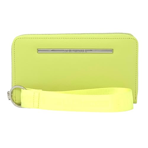 Steve Madden Bzip-Web-Armband mit umlaufendem Reißverschluss, Cyber Lime, Einheitsgröße von Steve Madden