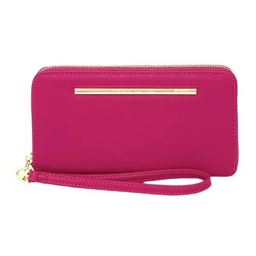 Steve Madden Bzippy Geldbörse mit Reißverschluss, fuchsia_, Einheitsgröße von Steve Madden