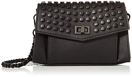 Steve Madden Damen Aidan Flap Bag, Schwarz von Steve Madden