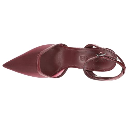 Steve Madden Damen Alliance Pumps, Burgunderrotes Netzgewebe, 40 EU von Steve Madden