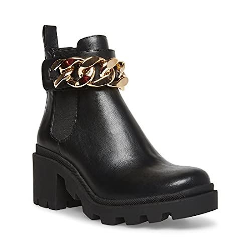 Steve Madden Damen Amulet-c Stiefelette, Schwarze Kette, 37 EU Steve Madden Damen Amulet-c Stiefelette, Schwarze Kette, 37 EU von Steve Madden