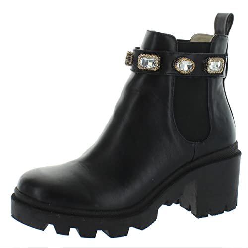 Steve Madden Damen Amulett Stiefelette, Schwarze Kette, 38 EU von Steve Madden