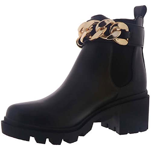 Steve Madden Damen Amulett Stiefelette, Schwarze Kette, 37 EU von Steve Madden