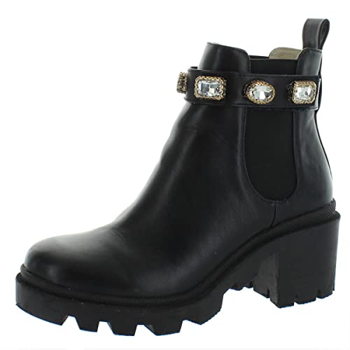 Steve Madden Damen Amulett Stiefelette, Schwarze Kette, 40 EU Steve Madden Damen Amulett Stiefelette, Schwarze Kette, 40 EU von Steve Madden
