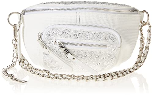 Steve Madden Damen Maxima Covertible Gürteltasche Crossbody, Mehrfarbig, Weiß von Steve Madden