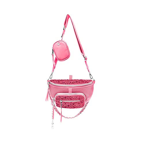 Steve Madden Damen Maxima Covertible Gürteltasche Crossbody, Knallpink (Hot Pink) von Steve Madden