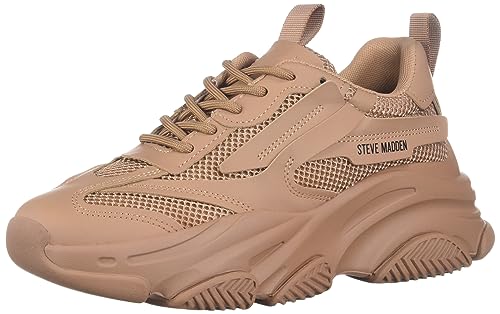 Steve Madden Damen Besitz Sneaker, Almond, 37 EU von Steve Madden