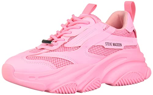 Steve Madden Damen Besitz Sneaker, Knallpink (Hot Pink), 37 EU von Steve Madden