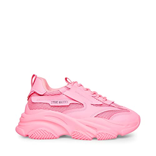 Steve Madden Damen Besitz Sneaker, Knallpink (Hot Pink), 39 EU von Steve Madden