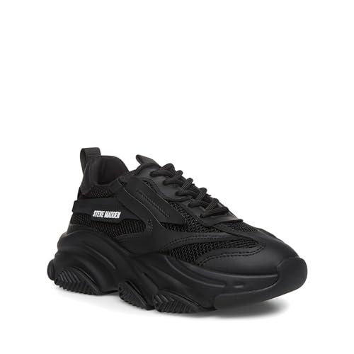 Steve Madden Damen Besitz Sneaker, Schwarz, 36 EU von Steve Madden
