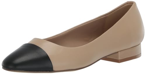 Steve Madden Damen Blair Ballerinas, Hellbraunes Leder, 39 EU von Steve Madden