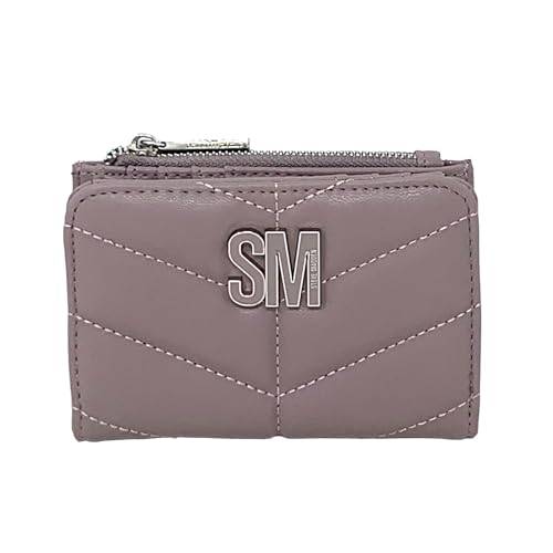 Steve Madden Damen Bolly gesteppte Bifold Geldbörse, Malvenfarben, Einheitsgröße, Trendy von Steve Madden