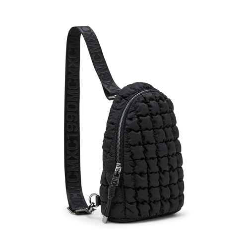 Steve Madden Damen Bterrie Small Puffer Quilted Sling, Schwarz, Einheitsgröße von Steve Madden