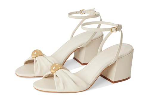 Steve Madden Damen Caden Sandalen mit Absatz, Knochen Leder, 40-41 EU von Steve Madden