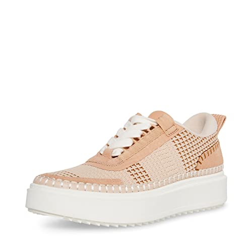 Steve Madden Damen Charlie Sneaker, Hellbraun, mehrfarbig gewebt, 39 EU von Steve Madden