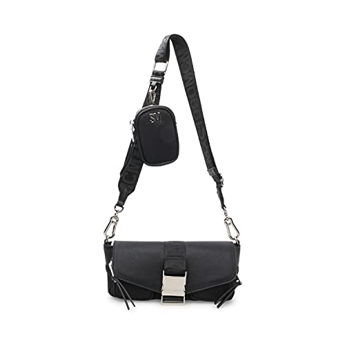 Steve Madden Damen Move Utility-Umhängetasche, schwarz von Steve Madden