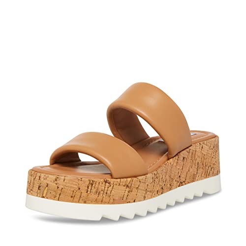 Steve Madden Damen Defuse Espadrilles, Hellbraunes Leder, 40 EU von Steve Madden