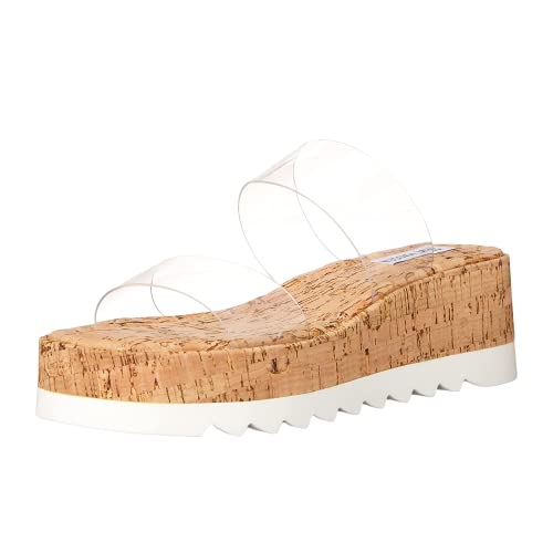 Steve Madden Damen Defuse Espadrilles, Transparent, 39 EU von Steve Madden