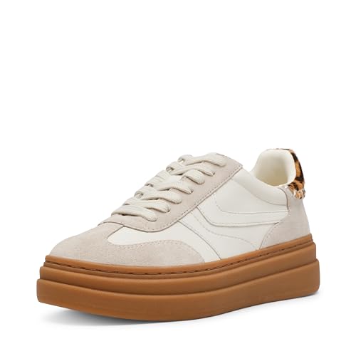Steve Madden Damen Dodge Sneaker, Knochenfarben, 36 EU von Steve Madden