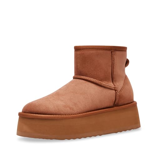 Steve Madden Women's Enchanting Ankle Boot, Chesnut Suede, 38-39 EU von Steve Madden