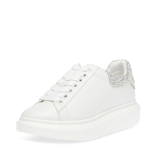 Steve Madden Damen Glacer Sneaker, Strass, 40 EU von Steve Madden