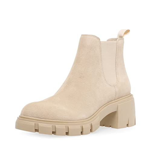 Steve Madden Damen Heuler Stiefelette, Sand, Wildleder, 38 EU von Steve Madden