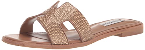 Steve Madden Damen Hadyn Sandale, Bronzefarbener Strass, 35 EU von Steve Madden
