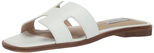 Steve Madden Damen Hadyn Sandale, Weiss/opulenter Garten, 41 EU von Steve Madden