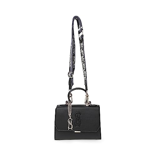 Steve Madden Damen LATTUCA Umhängetasche mit Tragegriff Oben, Schwarz Steve Madden Damen LATTUCA Umhängetasche mit Tragegriff Oben, Schwarz von Steve Madden