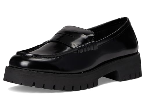 Steve Madden Damen Langsten Loafer, Schwarze Box, 38-39 EU von Steve Madden