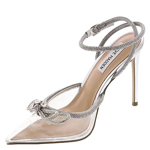 Steve Madden Damen Lebensfähig Pumps, Transparent, 39 EU von Steve Madden