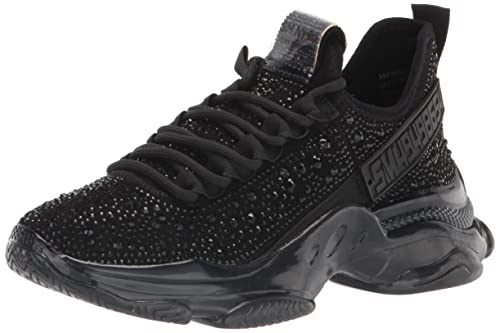 Steve Madden Damen Maxima Sneaker, Schwarz, 37 EU von Steve Madden