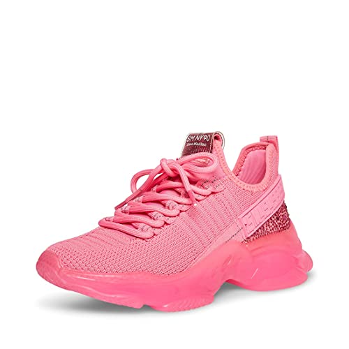 Steve Madden Damen Maxima Sneaker, hot pink, 37 EU von Steve Madden