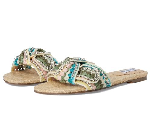 Steve Madden Damen Misha Sandale, Türkis Multi, 36 EU Steve Madden Damen Misha Sandale, Türkis Multi, 36 EU von Steve Madden