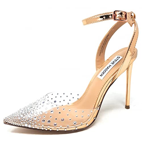 Steve Madden Damen Revert-686 Schuhe mit Absatz, Gold, 38 EU von Steve Madden