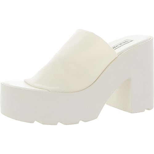 Steve Madden Damen Sami Sandale mit Absatz, Weiss/opulenter Garten, 39 EU von Steve Madden