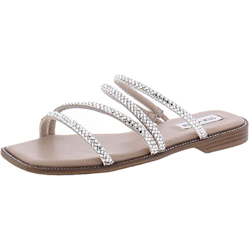 Steve Madden Damen Starie Schiebe-Sandalen, Strass, 39 EU von Steve Madden